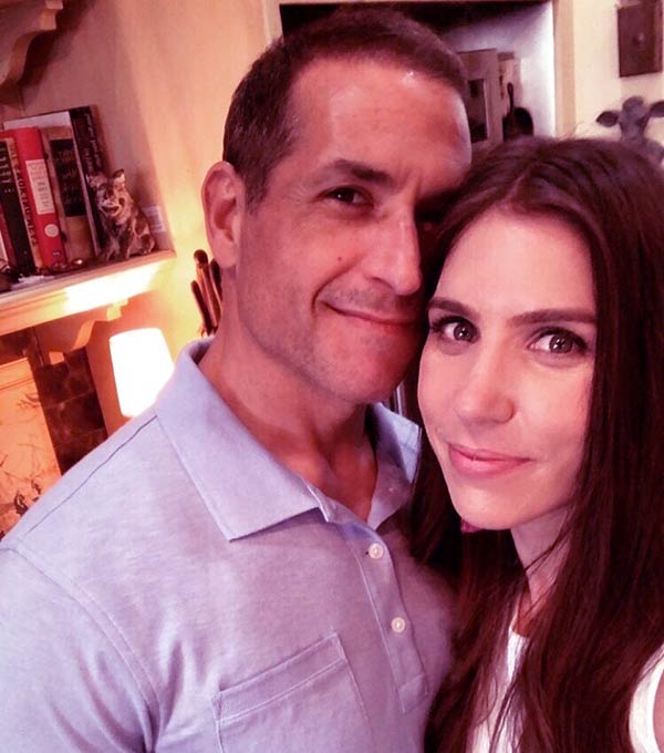 Image of Caption: Bobby Deen with his wife Claudia Lovera