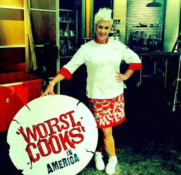 Image of Anne Burrell from the TV show, Worst Cook in America