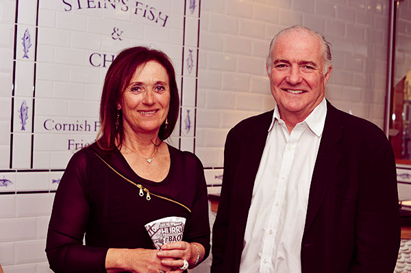 Image of Rick Stein with his ex-wife Jill Stein