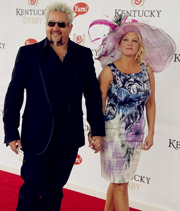 Image of Guy Fieri and his wife Lori Fieri