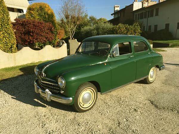Image of Ina Garten car 1953 Fiat 1400
