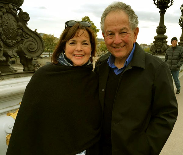 Image of Ina Garten with her husband Jeffrey Garten