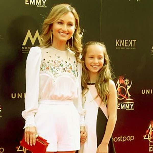 Image of Jade Thompson attended the premiere of Disney's The Jungle Book with mother Giada