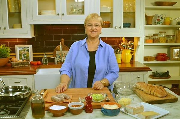 Image of Lidia Bastianich from the TV show, Lidia's Kitchen