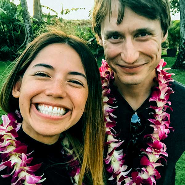 Image of Molly Yeh with her husband Nick Hagen