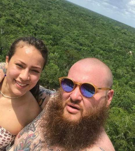 Image of Action Bronson and wife