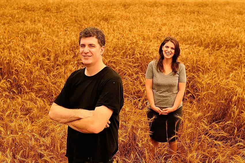 Chef Vivian Howard and husband Ben Knight