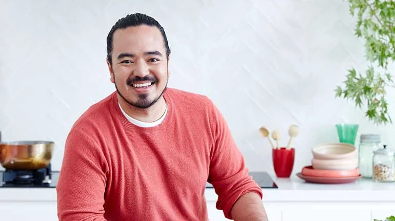 Photo of chef and TV host, Adam Liaw.