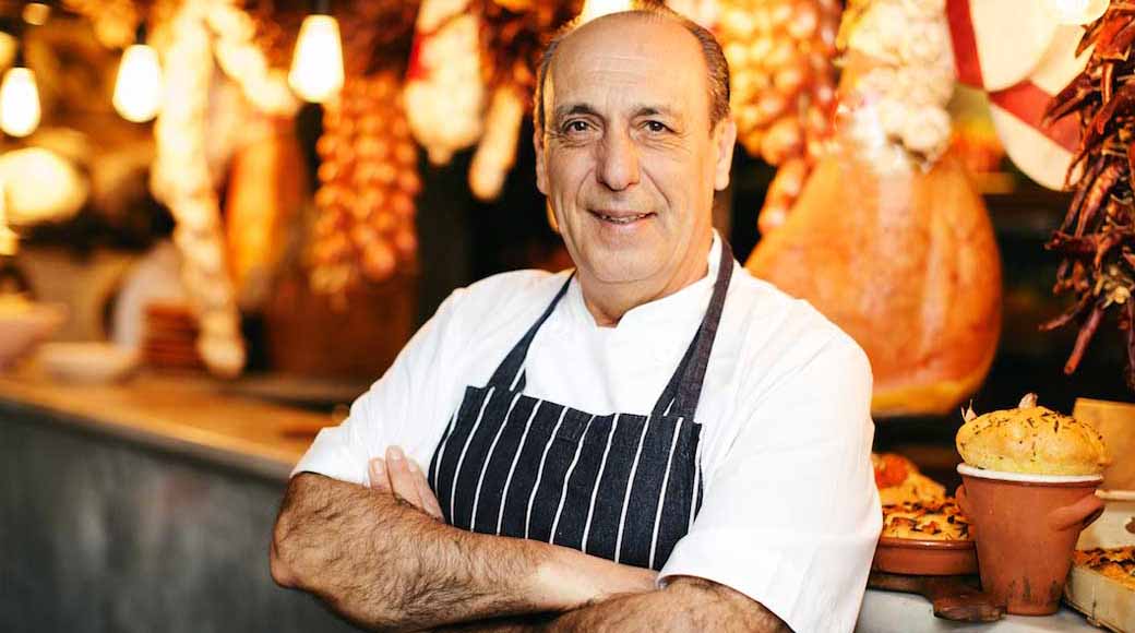Image of Italian celebrity chef, Gennaro Contaldo.