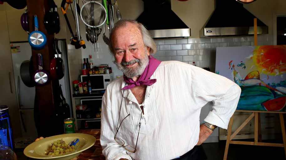 Photo of TV star, painter, and chef, Peter Russell Clarke.