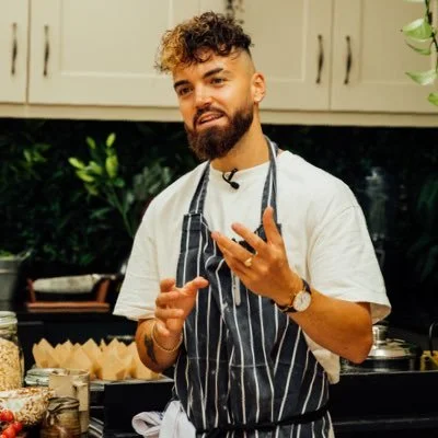 Image of one of the top British chefs, Gaz Oakley