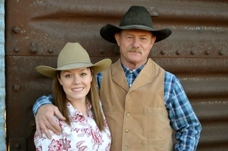 Image of famous cowboy cook, Kent Rollins and his wife