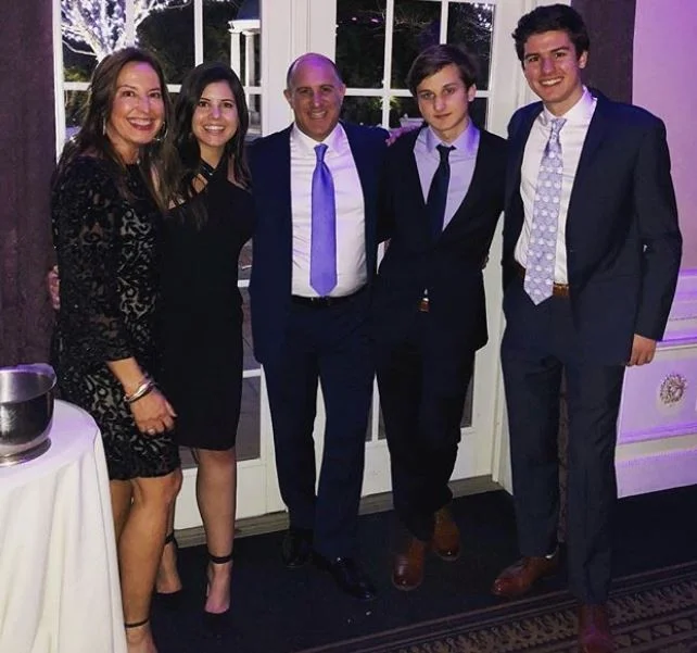 Debra with her husband, daughter and sons