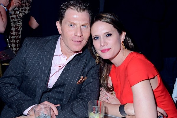 Kate Connelly with her ex-husband chef Bobby Flay