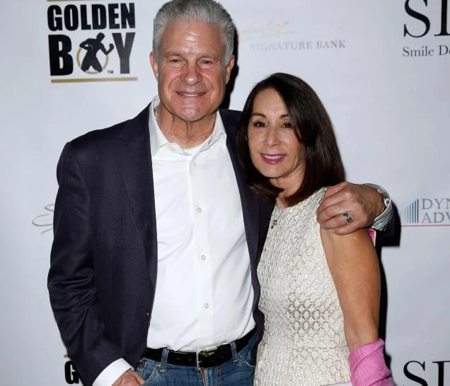 Jim Lampley and his wife, Debra Schuss