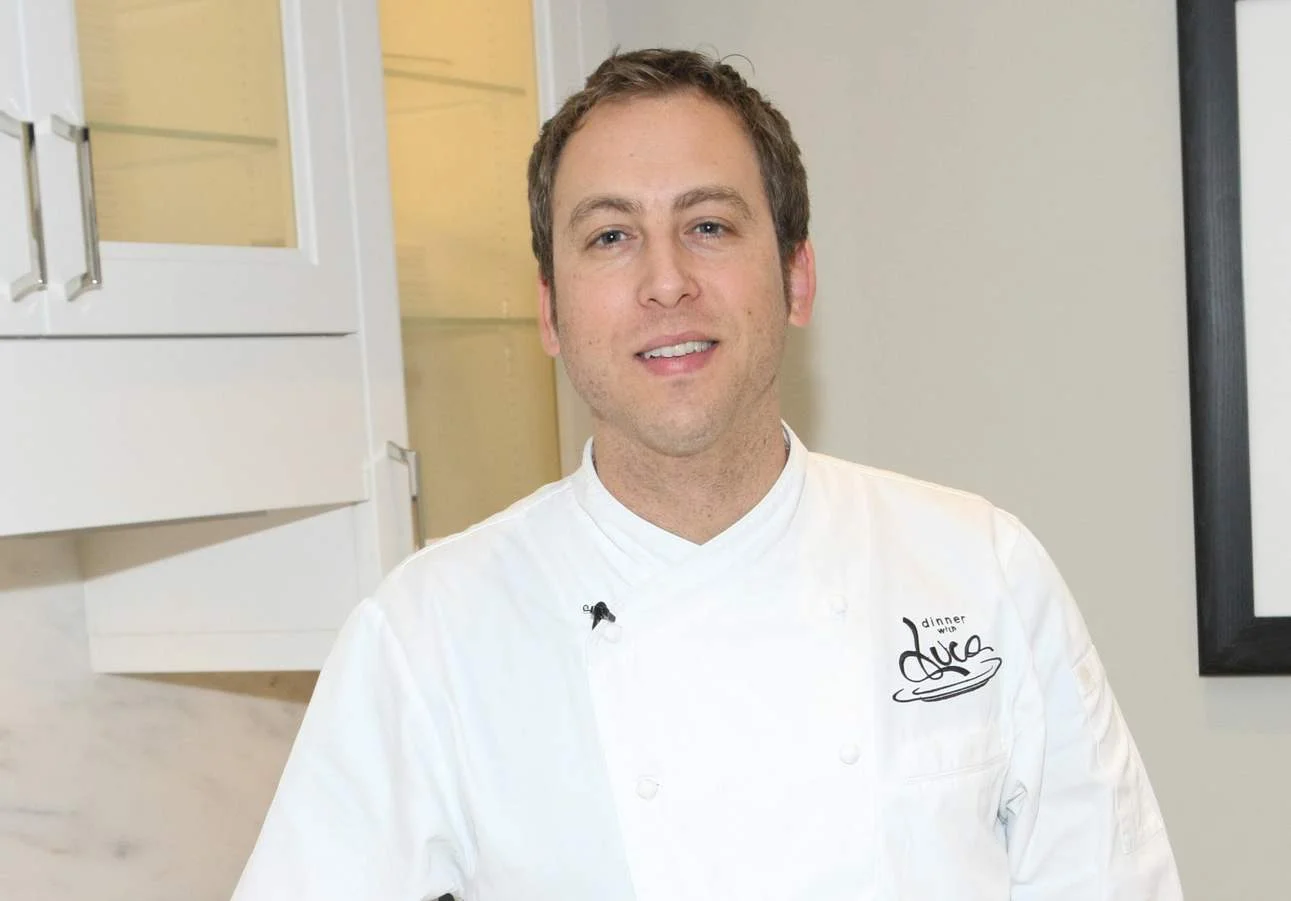 Images of an Italian chef, Luca Manfe