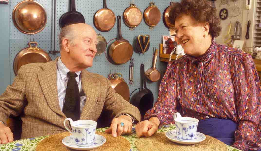 Julia Child with her husband, Paul Child