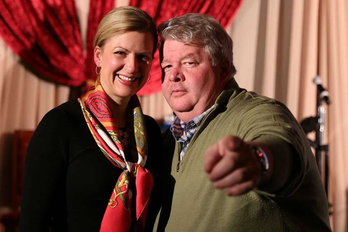 Image of Anna Olson with her husband, Michael Olson
