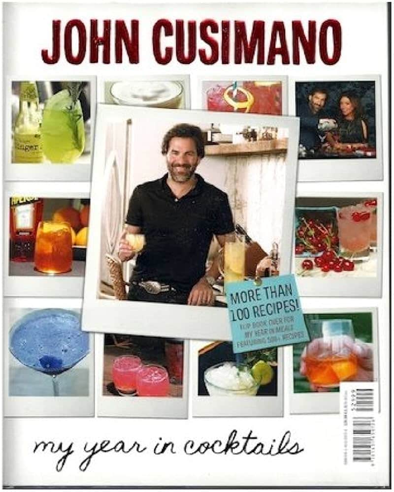 Image of John M. Cusimano on the book My Year in Meals and My Year in Cocktails.